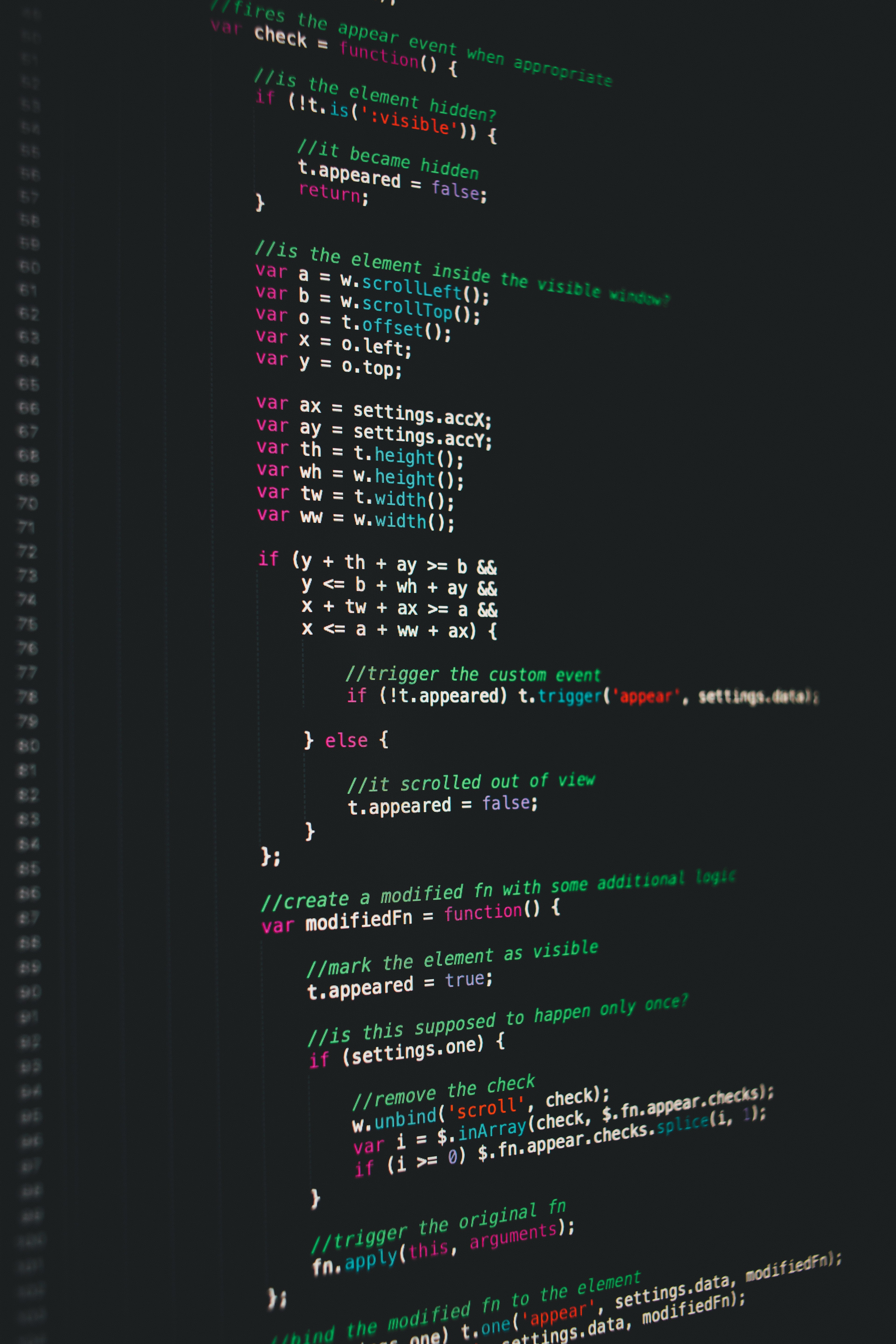 Image of lines of code